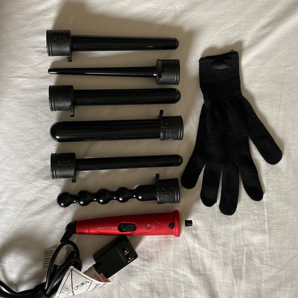 BELLAMI 6 in 1 Curling Wand & hot glove